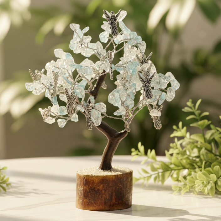 Crystal Tree Blue Topaz Fairy Charms 160 Chip