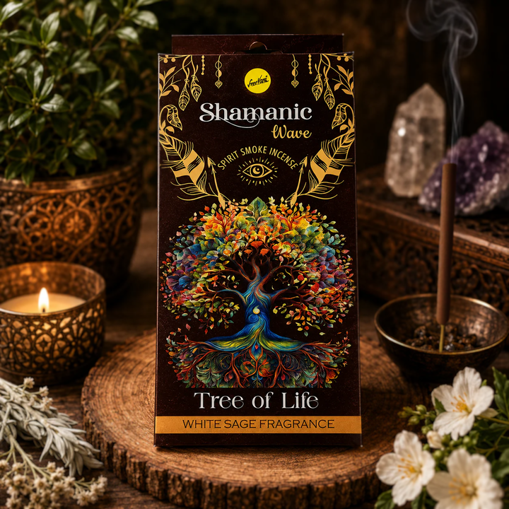 Shamanic Wave Tree of Life White Sage Incense Sticks