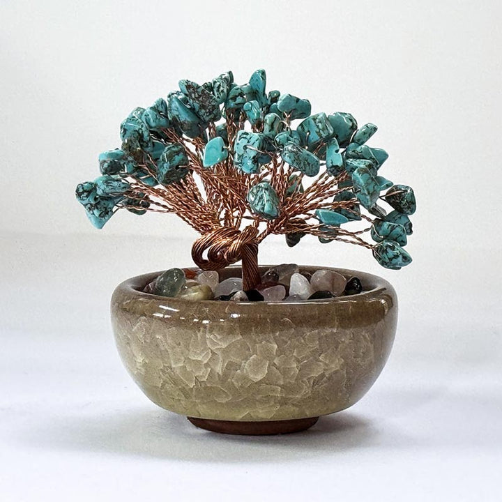 Bonsai Tree Turquoise Chip 8.0 cm