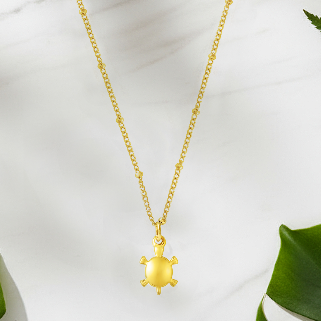 Necklace Turtle Gold Plated