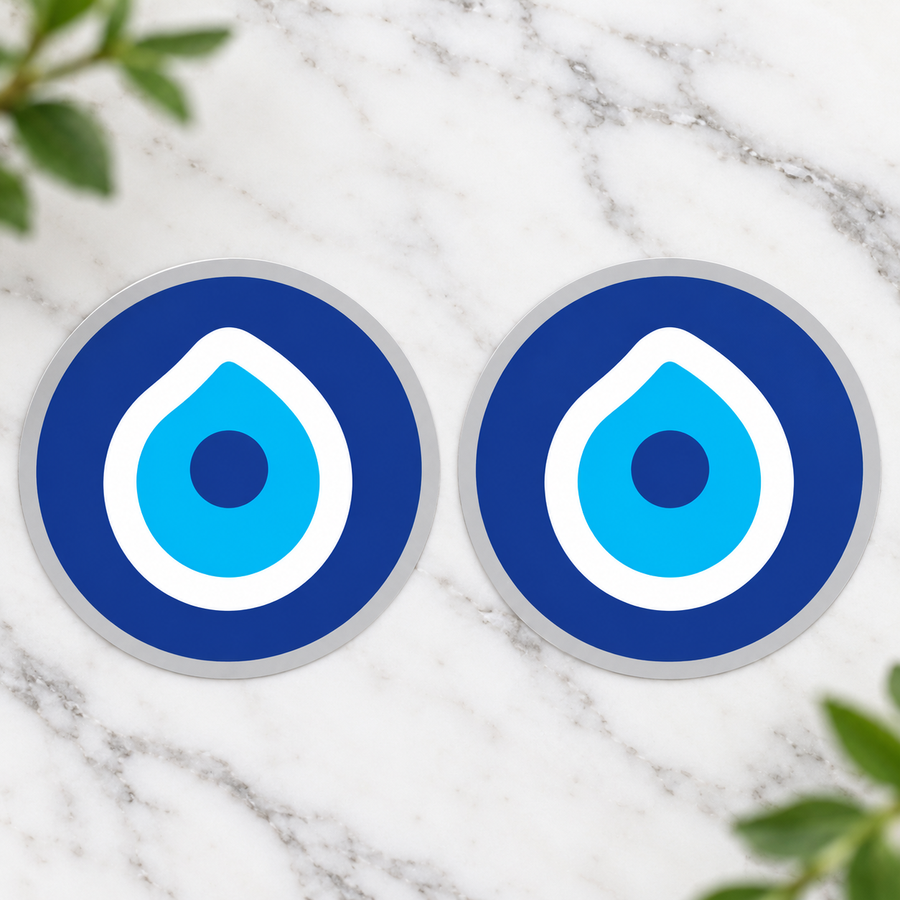 Sticker Sunlight Blue Eye of Protection 6 cm | Carpe Diem With Remi