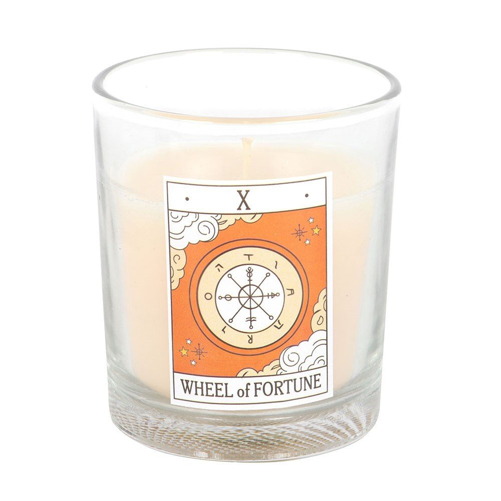 Candle Orange Wheel of Fortune