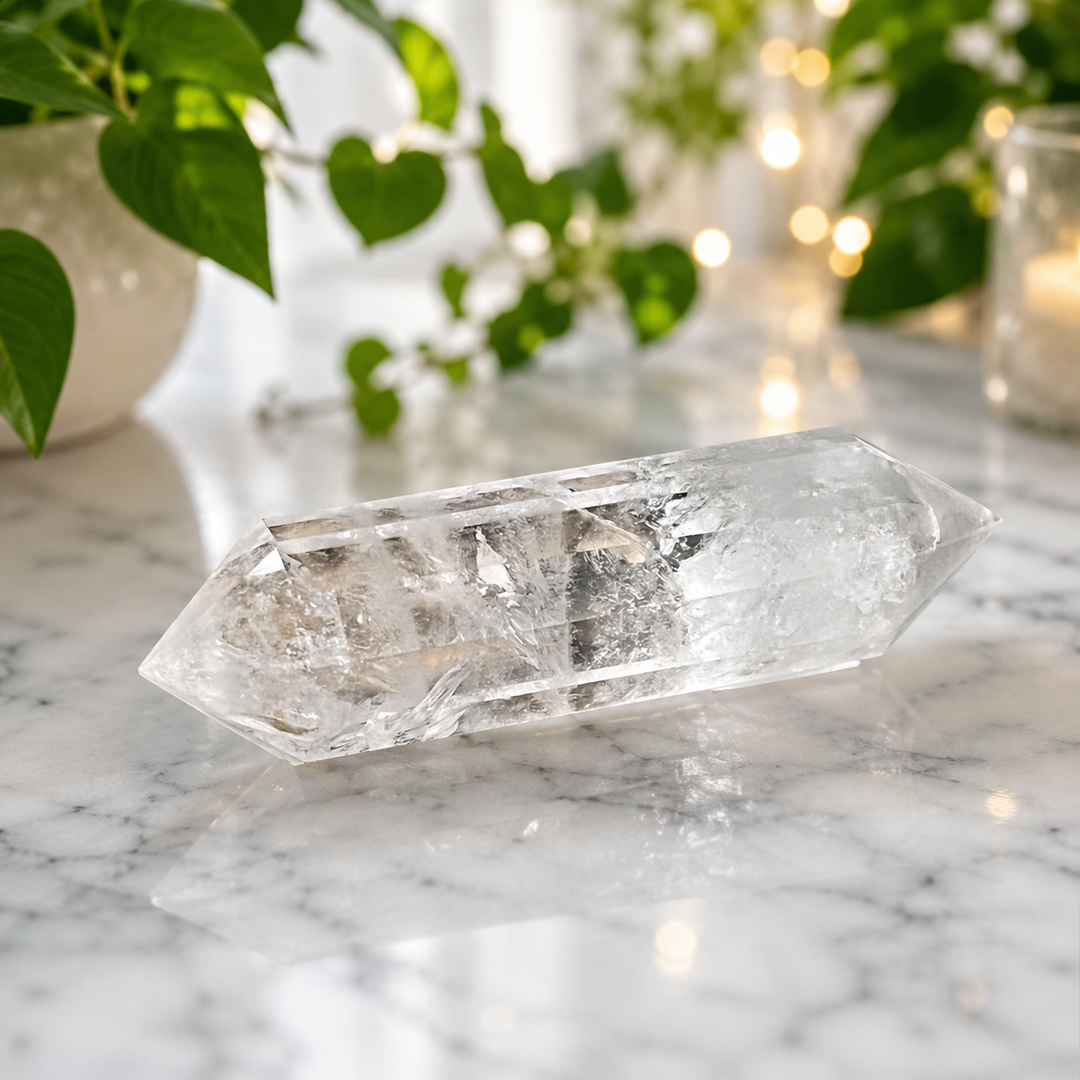 Wand Vogel Style Clear Quartz