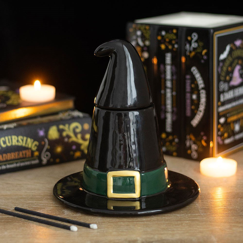 Oil Burner Black Witch Hat | Carpe Diem With Remi