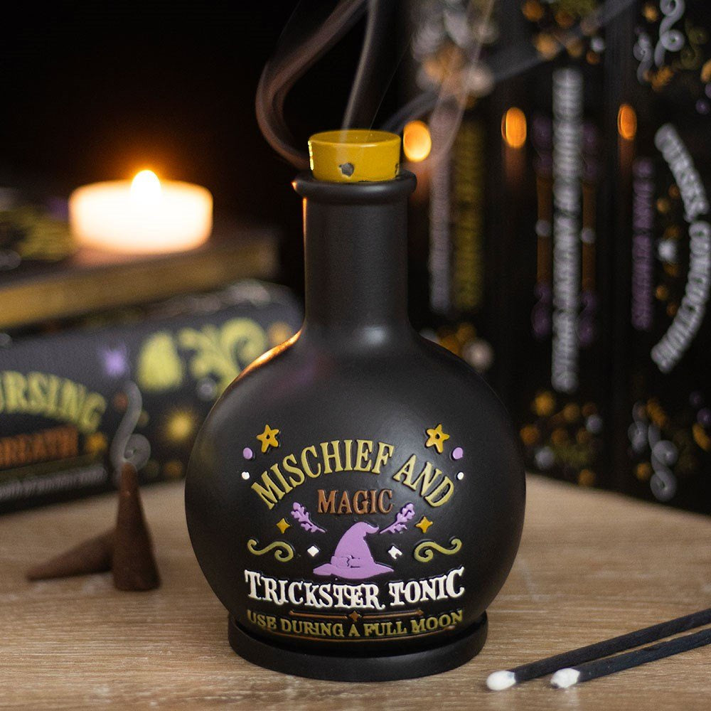 Incense Cone Holder Potion Bottle Mischief | Carpe Diem With Remi