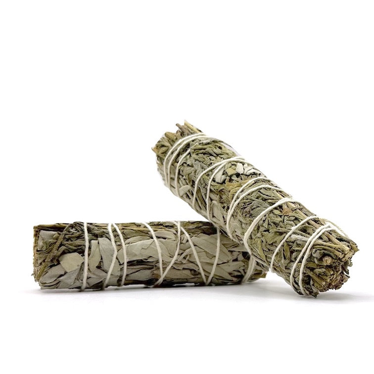 Smudge Stick Mugwort and White Sage 10 cm