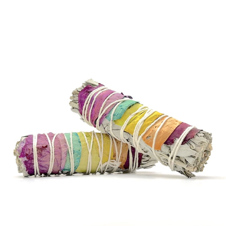 Smudge Stick White Sage Chakra Petals