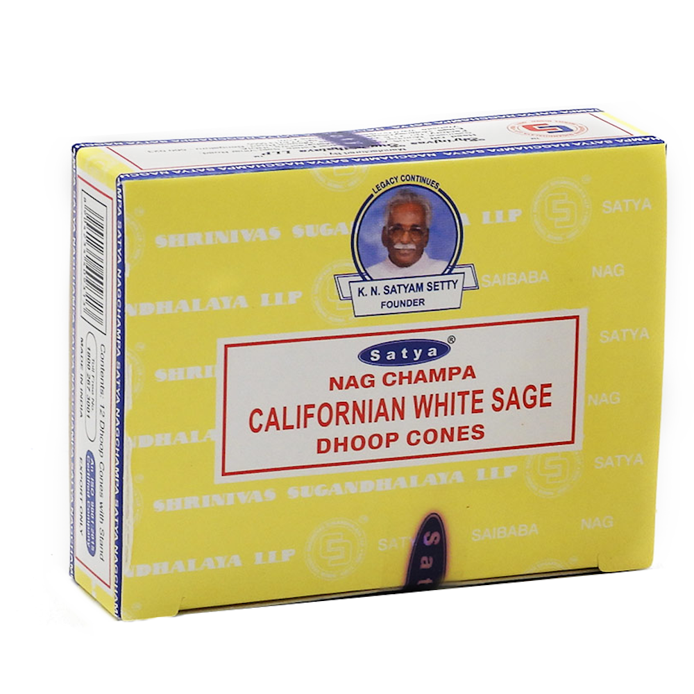 Satya Californian White Sage Dhoop Cone