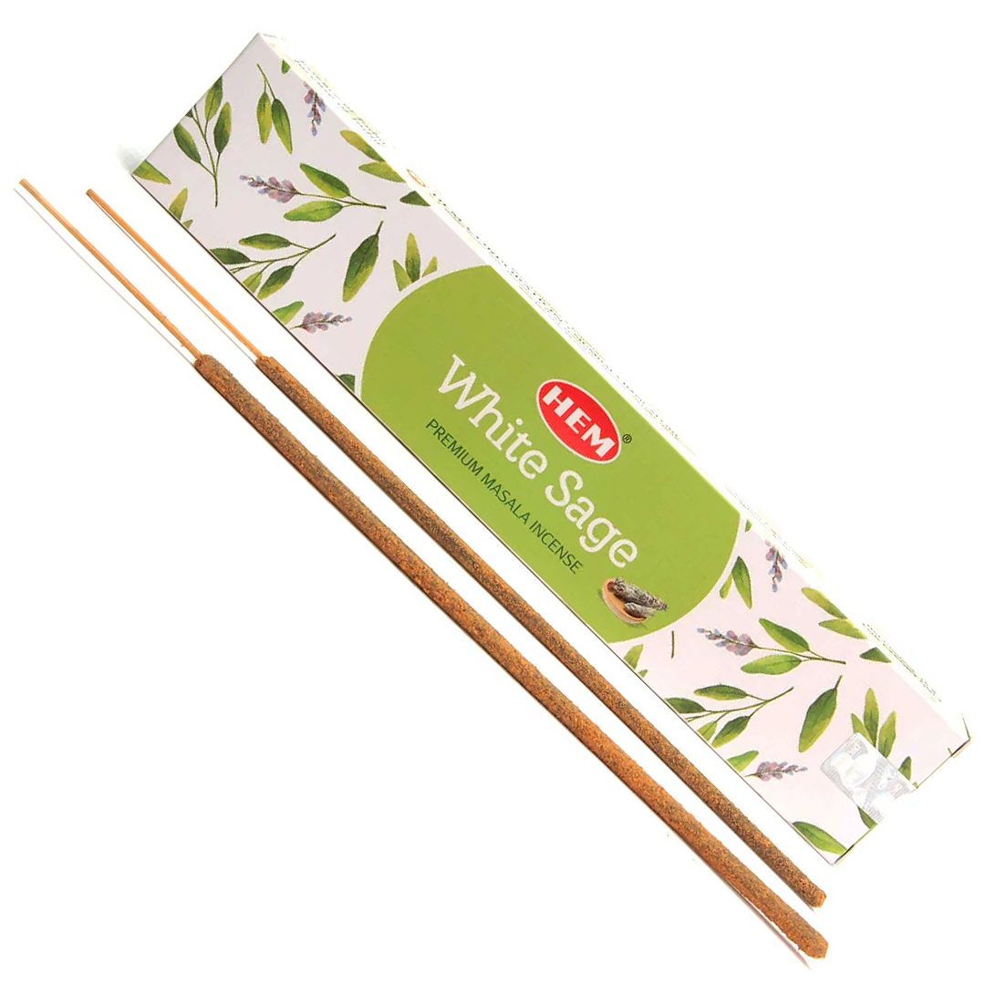 Hem White Sage Masala Flat Pack Incense 15g