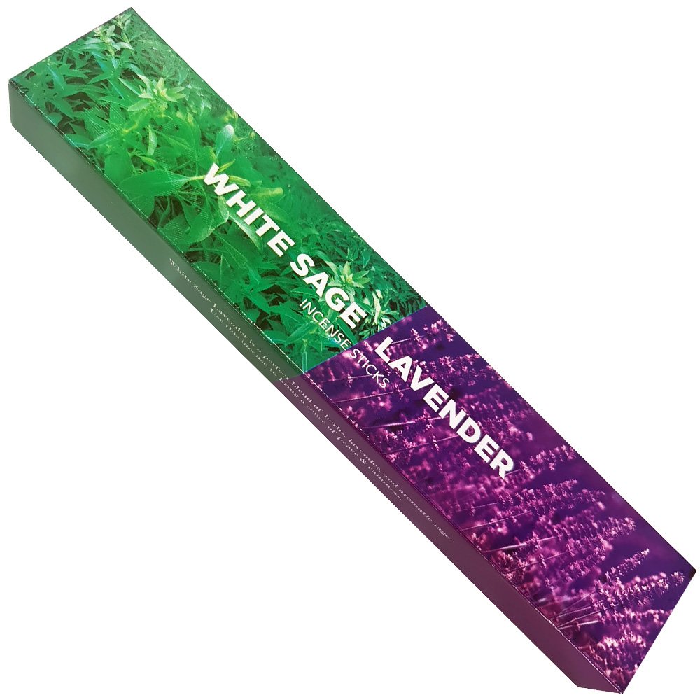 New Moon White Sage Lavender Incense Sticks 15g