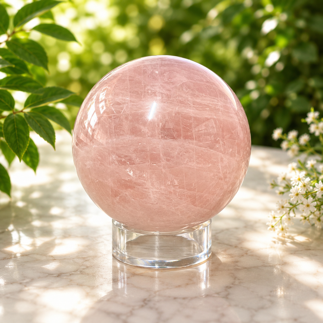 Sphere Rose Quartz 8.6 cm