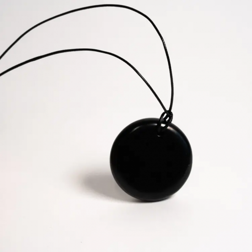 Pendant Shungite Round Extra Large | Carpe Diem with Remi