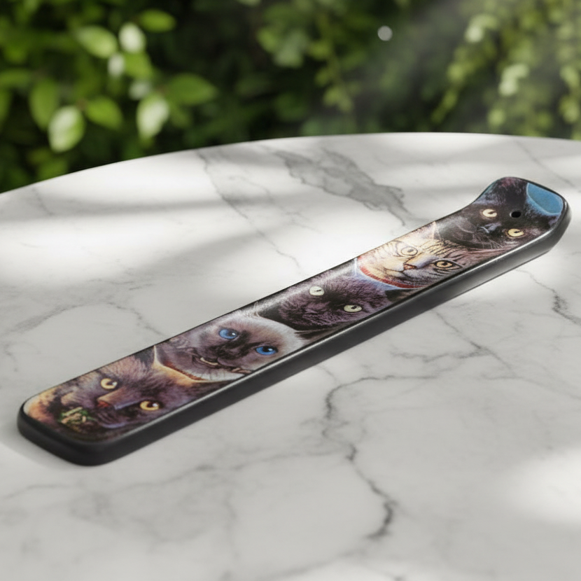 Incense Holder Cat Totem 24.5 cm