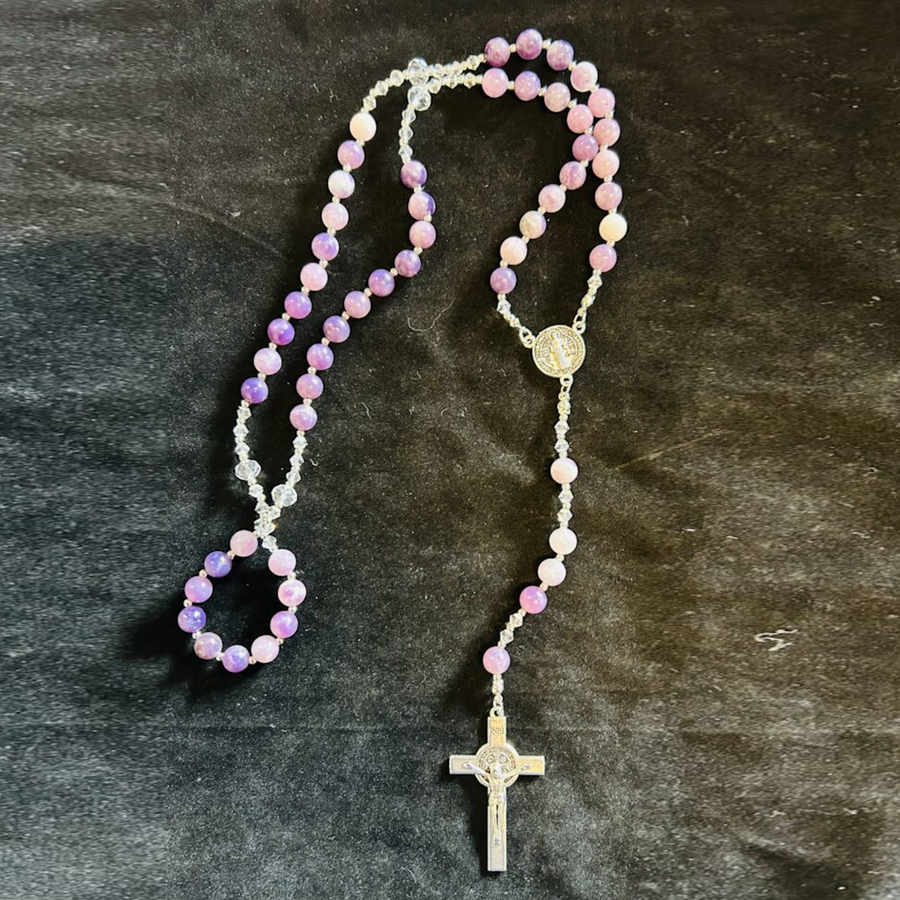 Rosary Beads Amethyst Handmade | Carpe Diem with Remi