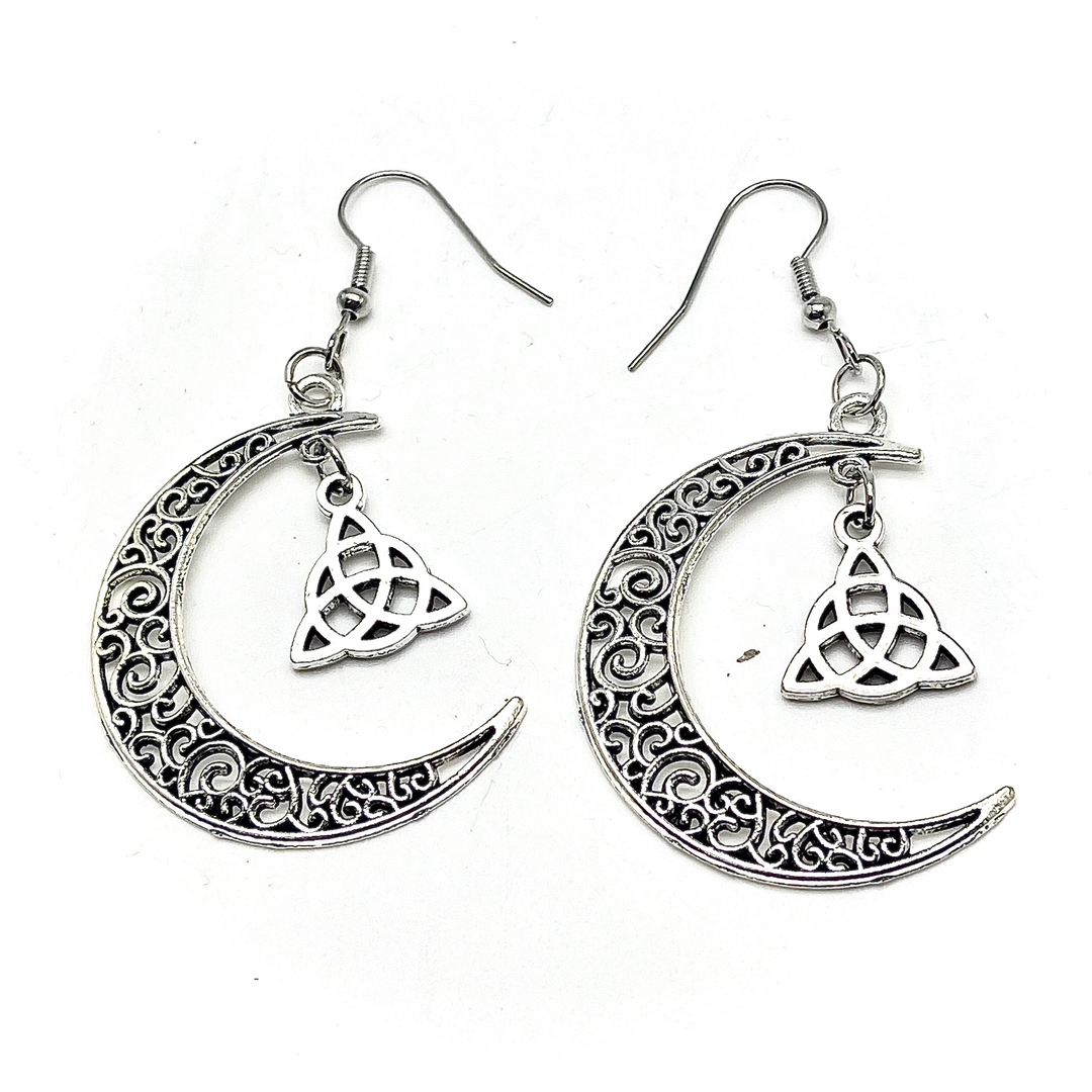 Earrings Celtic Knot Alloy