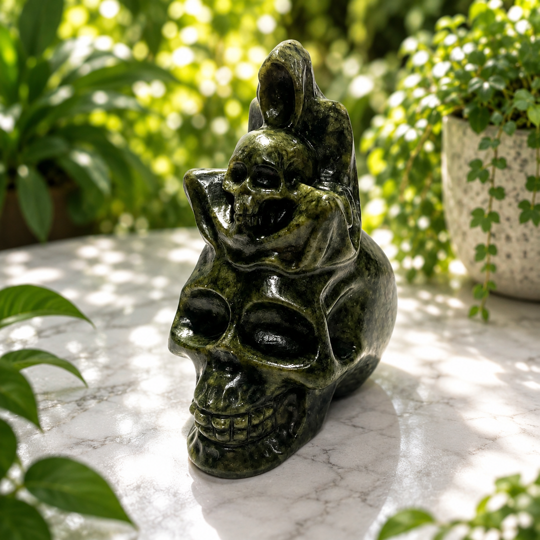 Skull Jade 9.6 cm