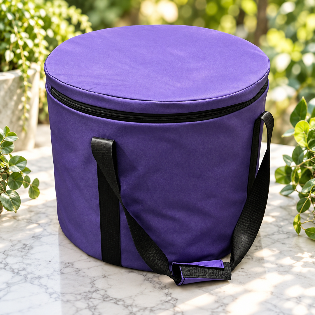 Carry Case Crystal Singing Bowl Purple