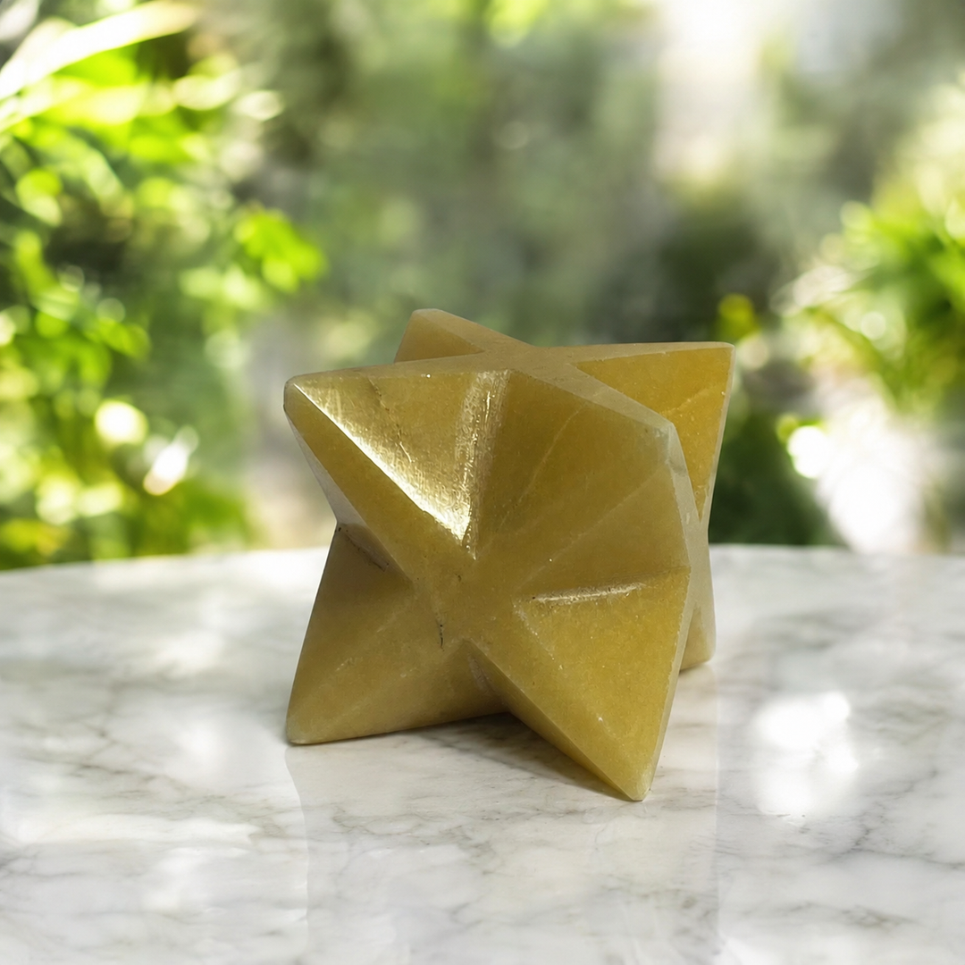 Merkaba Yellow Calcite 4.8 cm