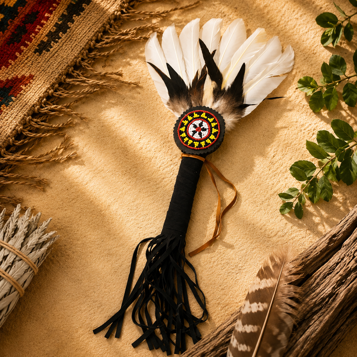 Smudge Fan Beaded | Carpe Diem With Remi