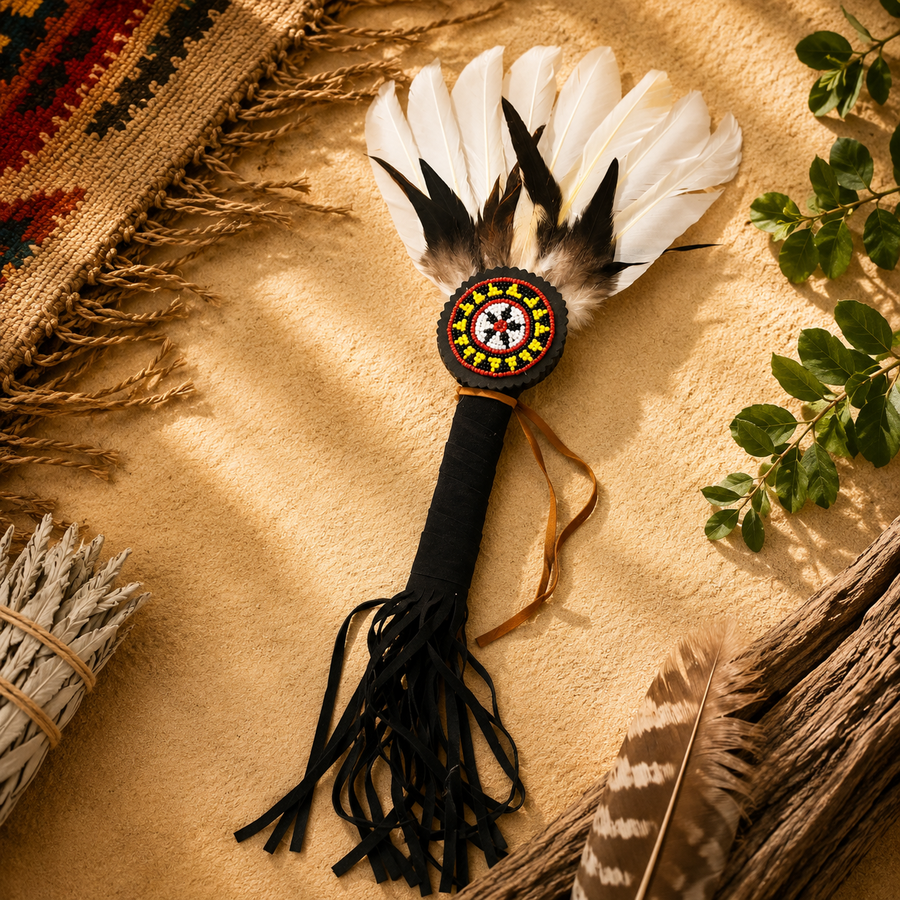 Smudge Fan Beaded | Carpe Diem With Remi