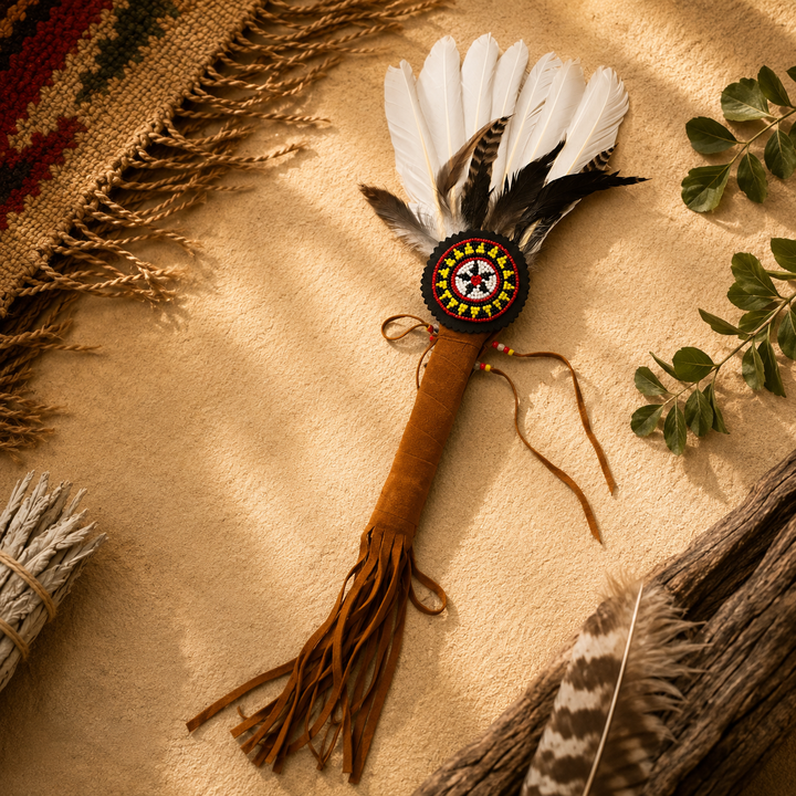 Smudge Fan Beaded | Carpe Diem With Remi