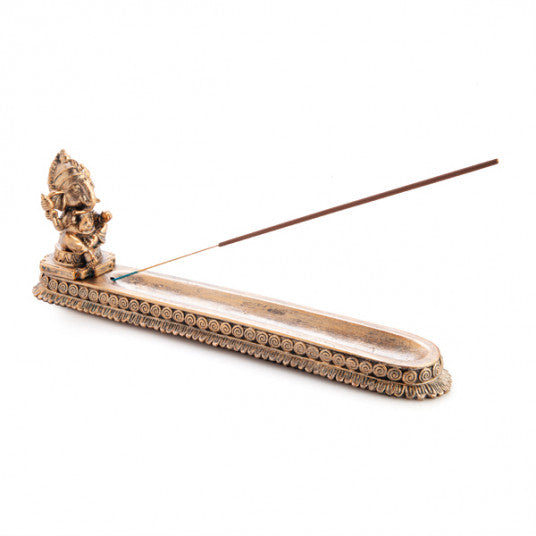 Gold Ganesha Incense Holder | Carpe Diem with Remi

