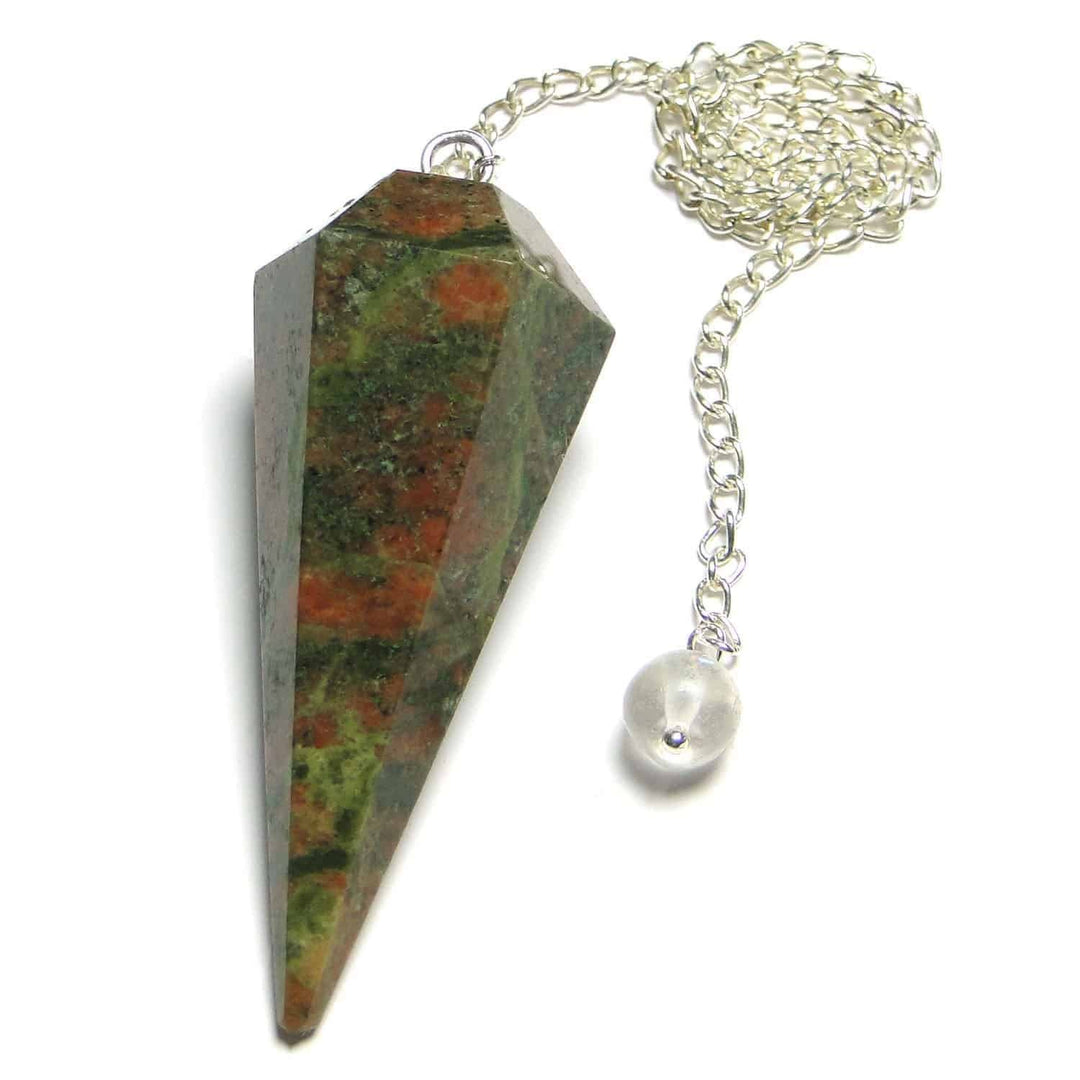 Pendulum Unakite on Chain