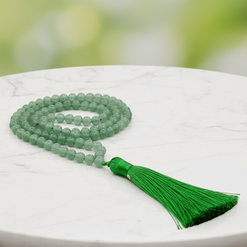 Mala Bead Green Aventurine 6mm