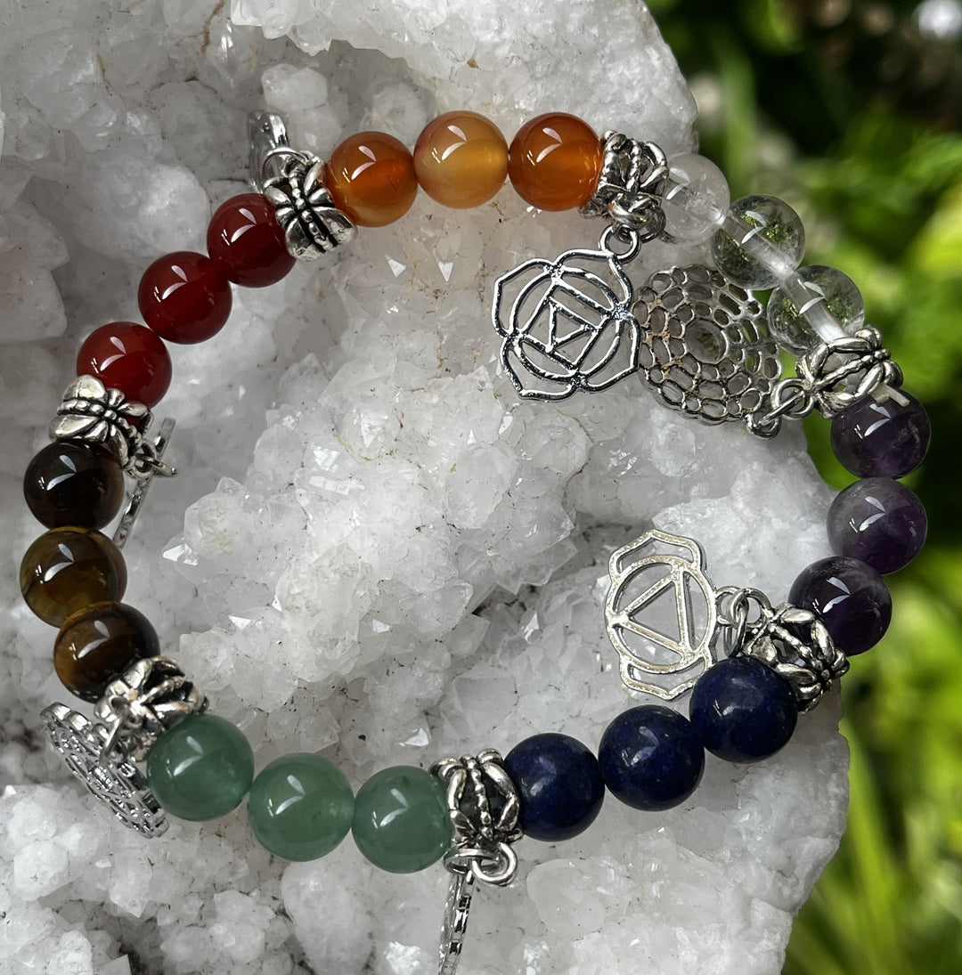 Bracelet Chakra with Charms
