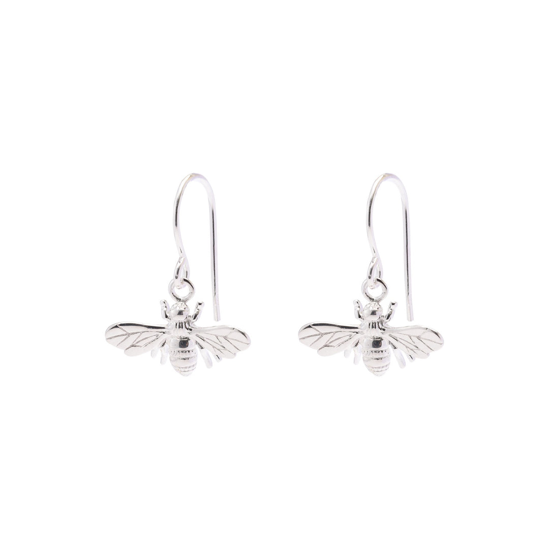 Earring Bee Silver 2.1 cm