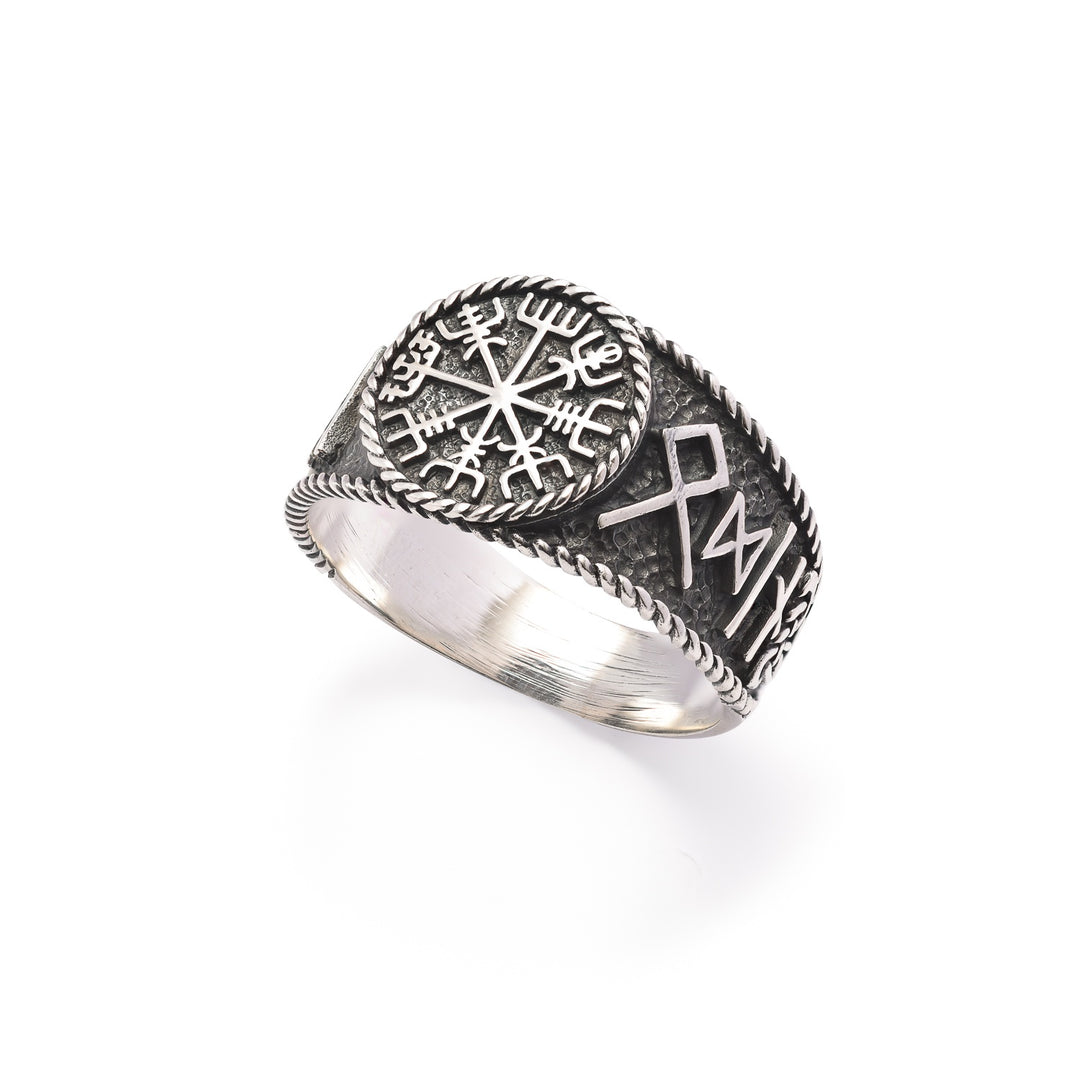 Ring Vegivir Viking Symbol Siize 13