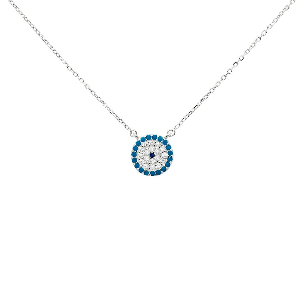 Necklace Evil Eye and Cross