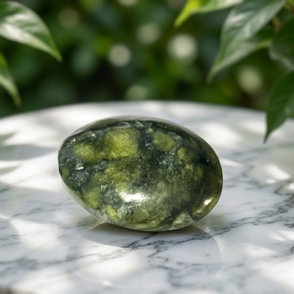 Palm Stone Jade 6.0 cm