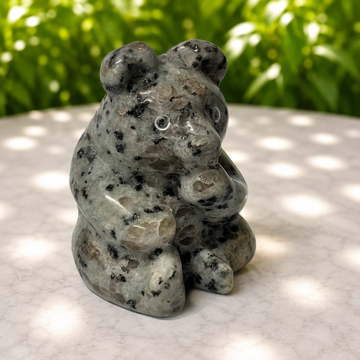 Panda Bear Crystal Carving