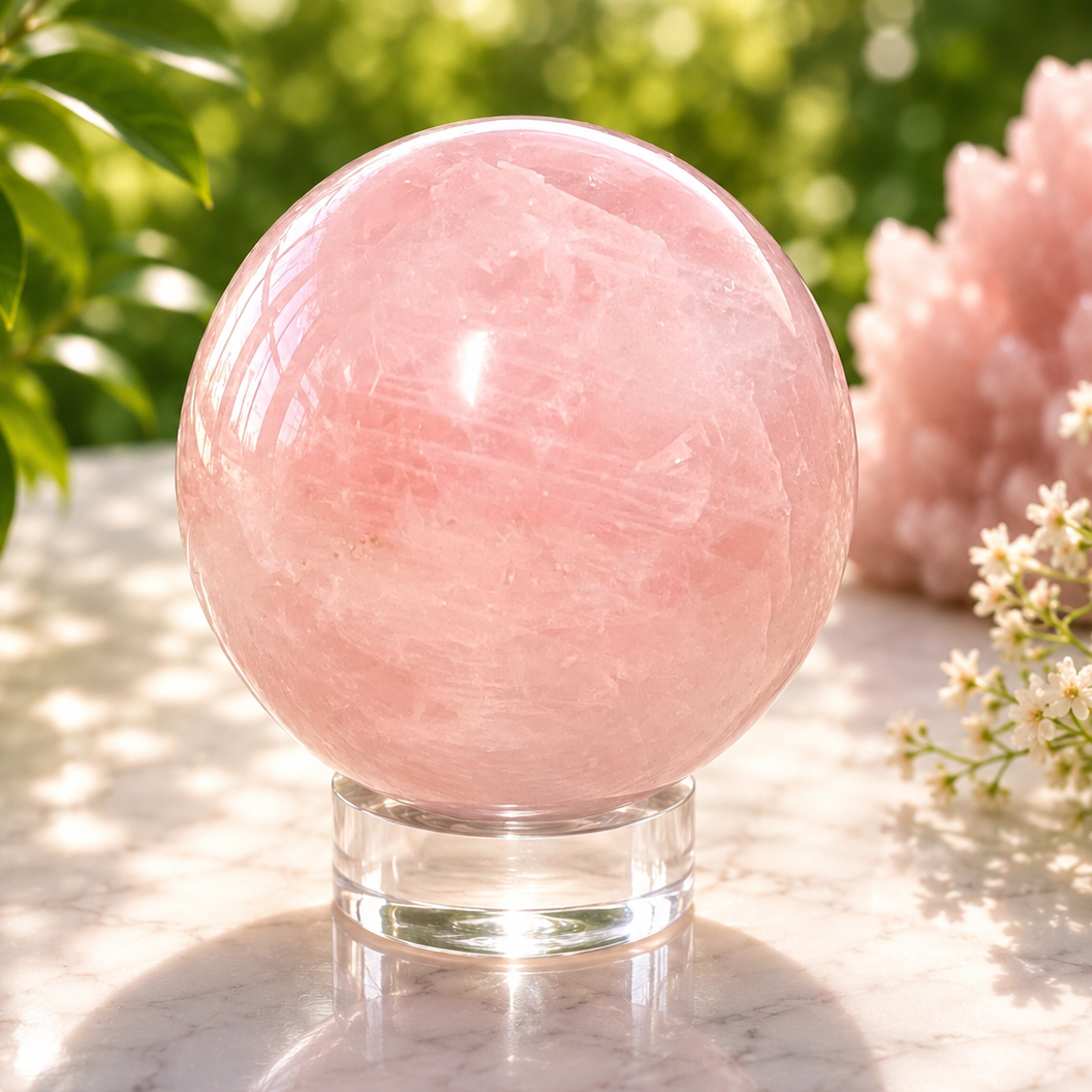 Sphere Rose Quartz 7.1 cm