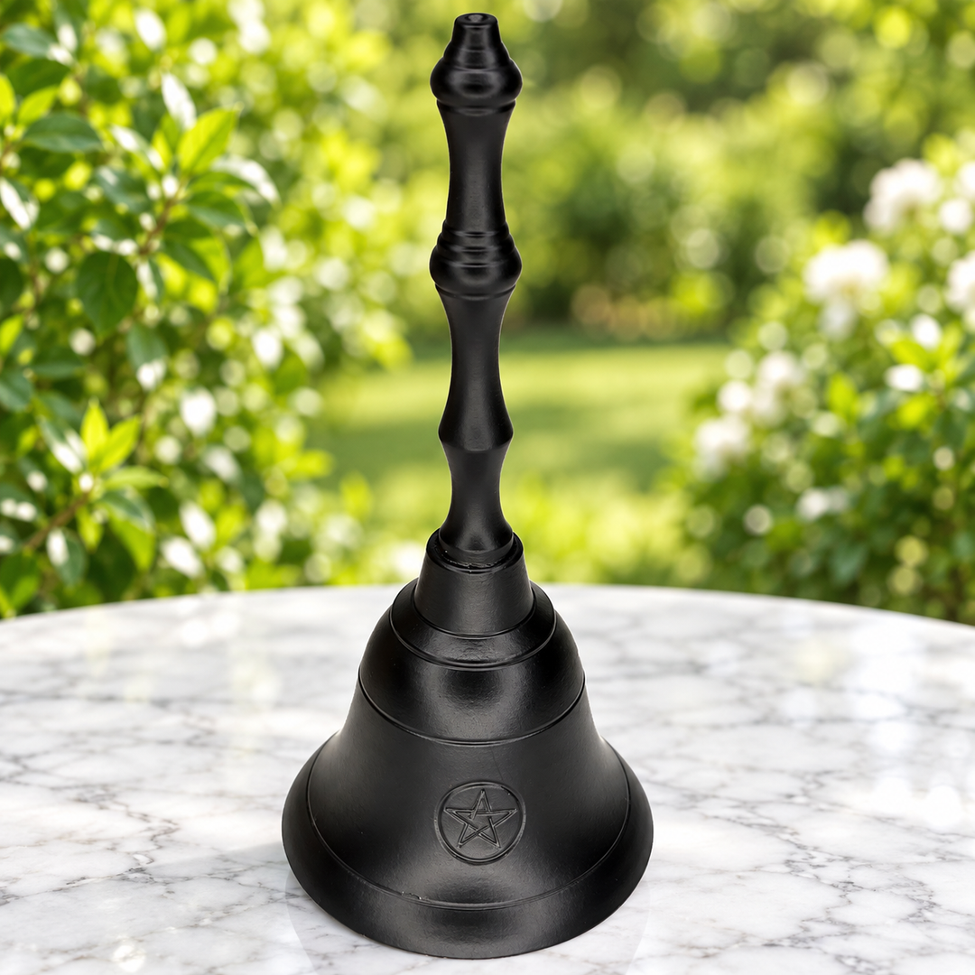 Altar Bell Pentacle Black 12.5 cm| Carpe Diem With Remi