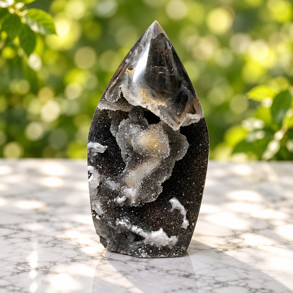 Point Sphalerite Druzy Freeform | Carpe Diem With Remi