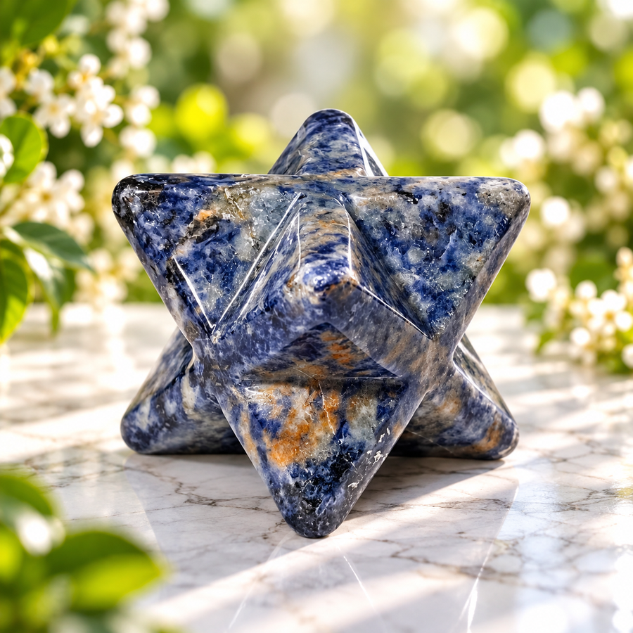 Merkaba Sodalite 7.0 cm | Carpe Diem With Remi