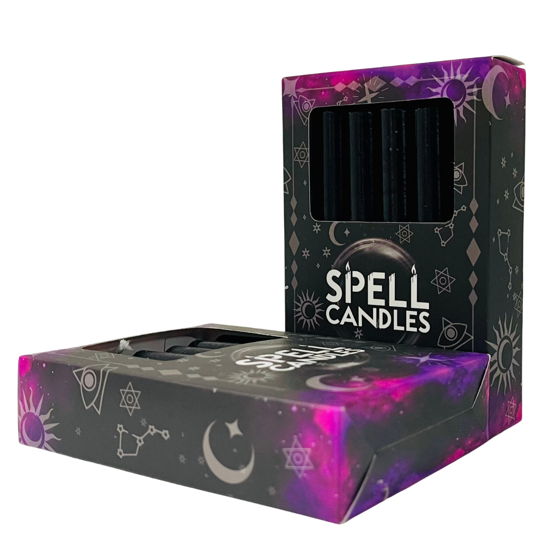 Spell Candles Black 12 Pk