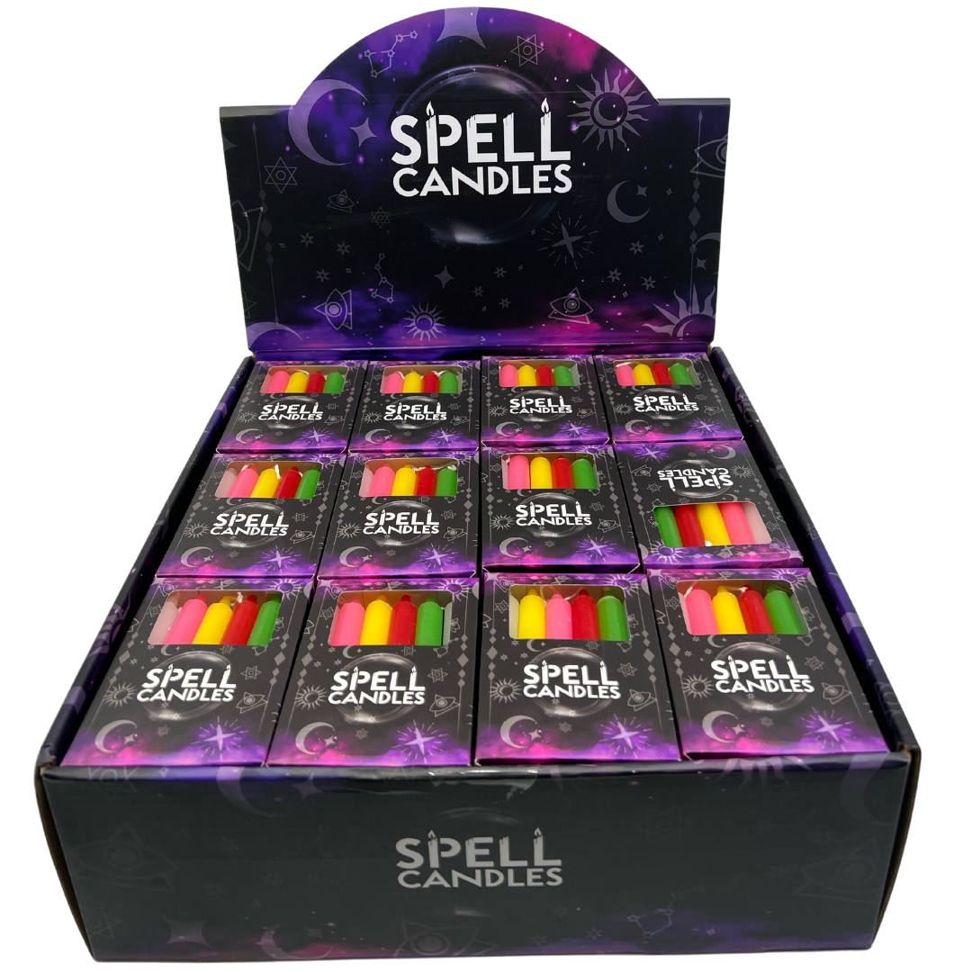 Spell Candle Boxed Mixed 10 cm