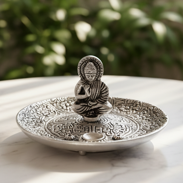 Incense Burner Buddha Round 11 cm