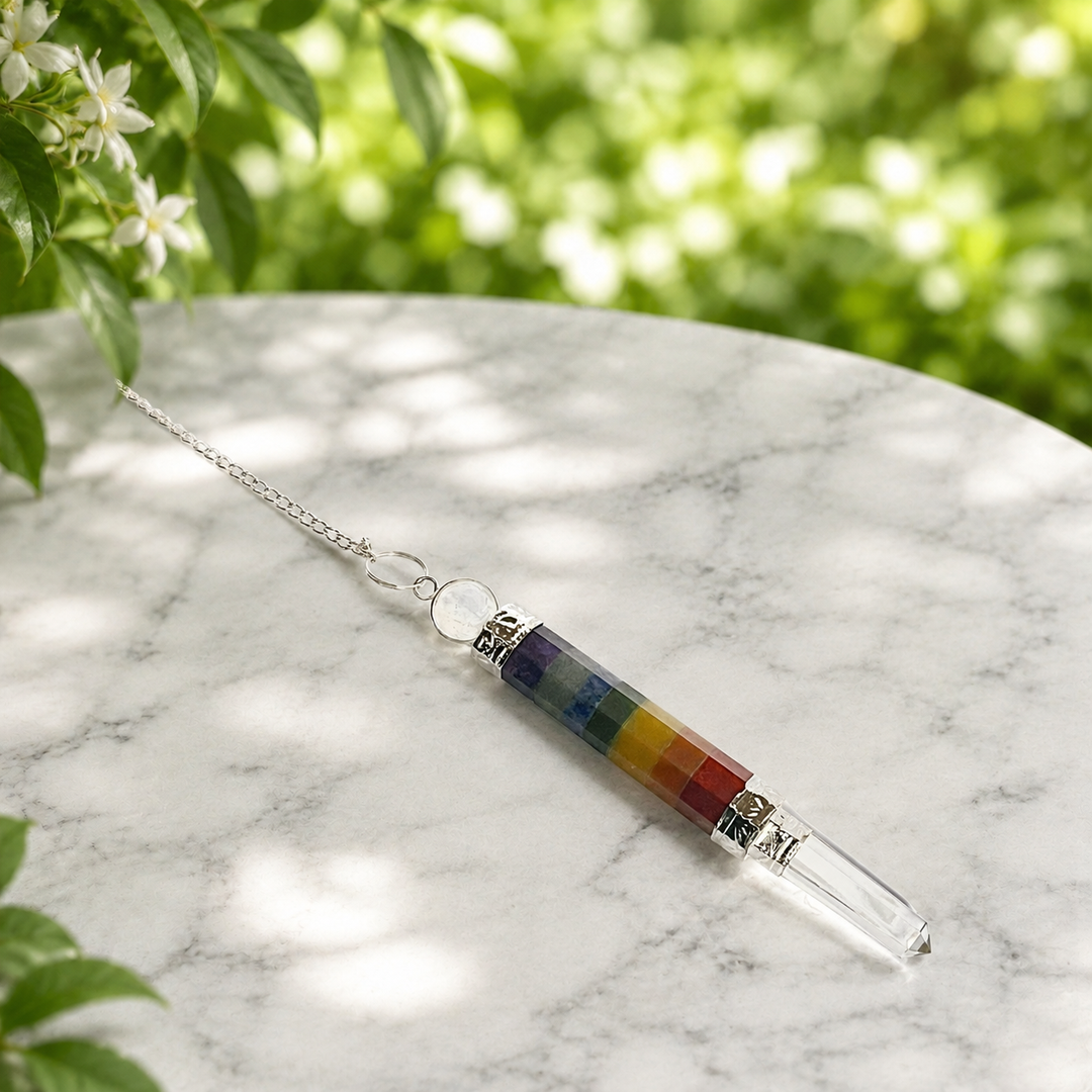 Pendulum Chakra Wand 8.8 cm