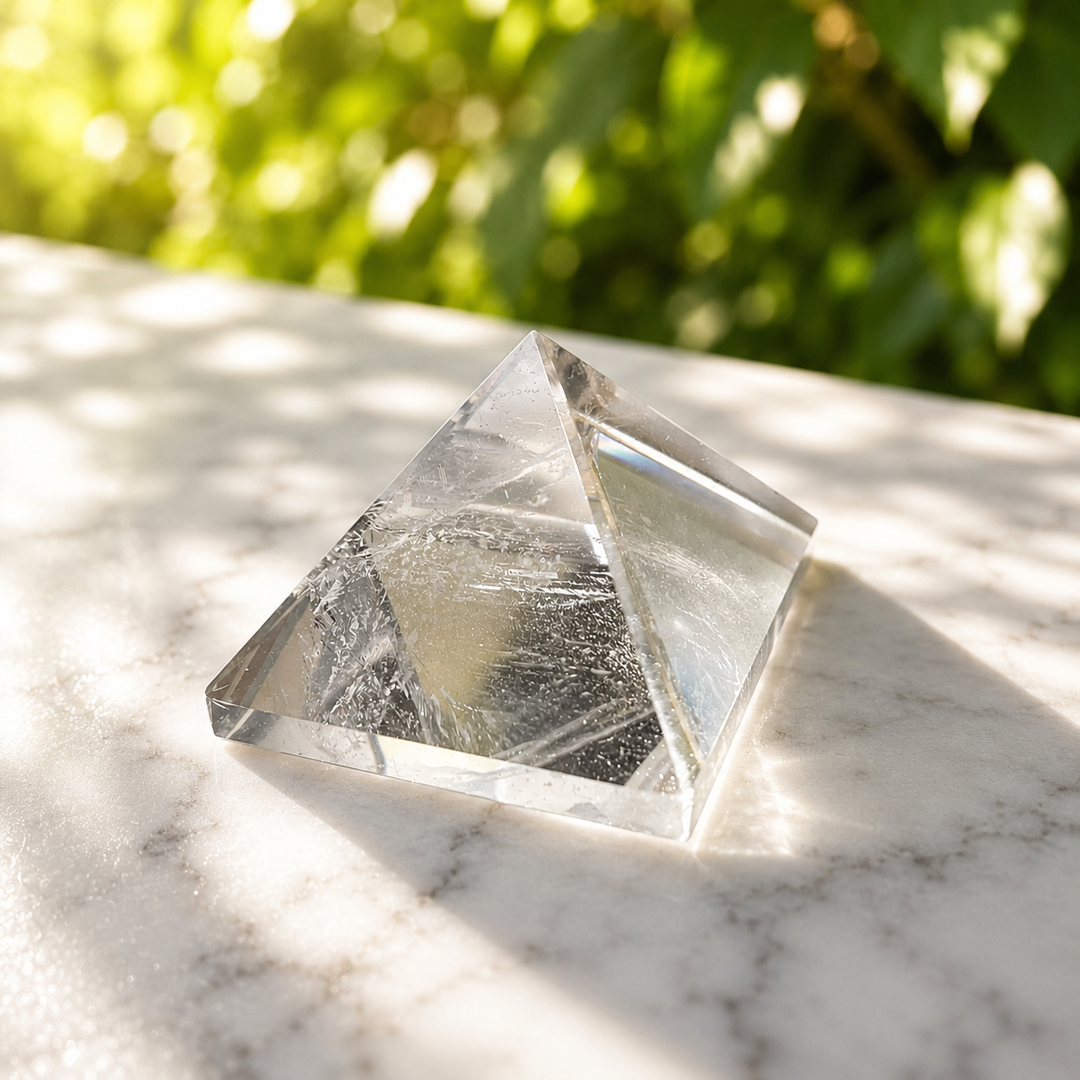 Pyramid Clear Quartz 3.5 cm