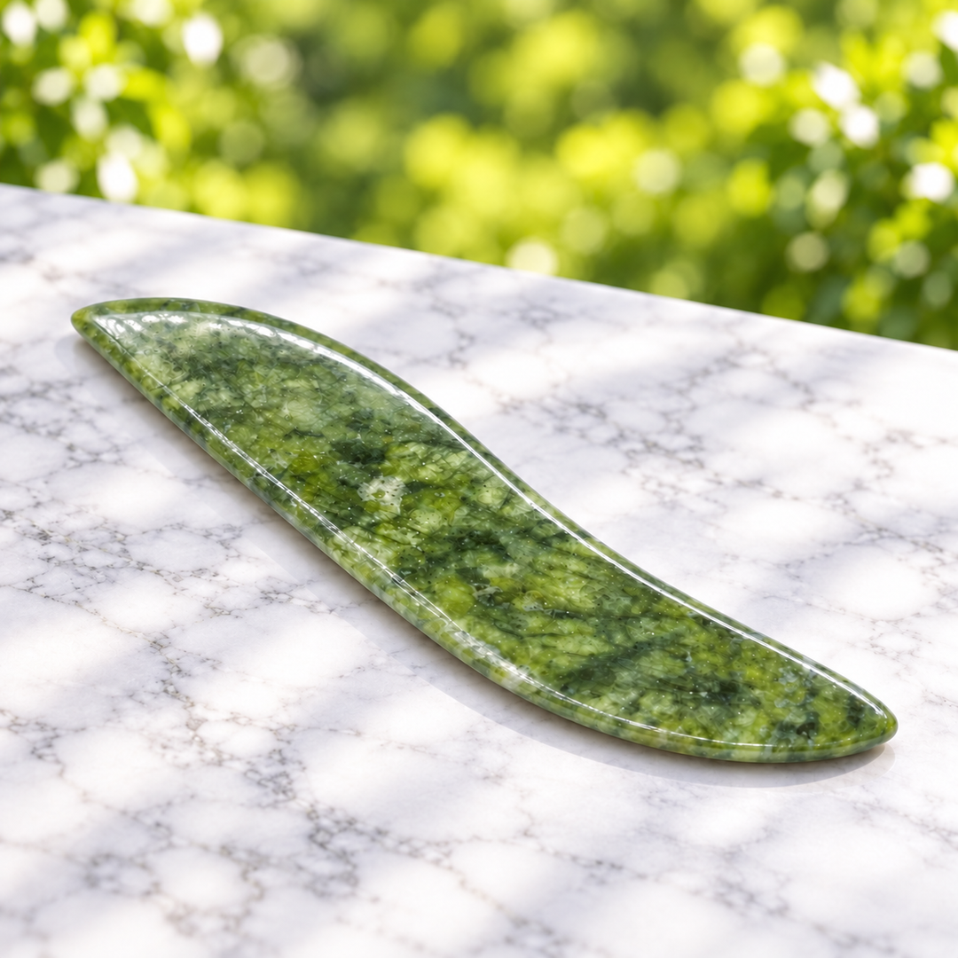 Gua Sha Jade Massager 12 cm