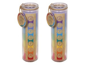 Candle Chakra and Luck Large Glass | Carpe Diem With Remi