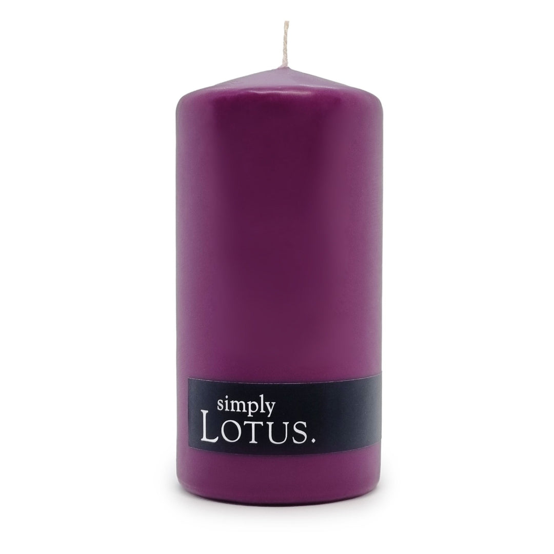 Candle Pillar Lotus  Simply