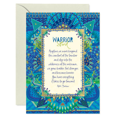 Greeting Card Warrior Spirit | Carpe Diem With Remi