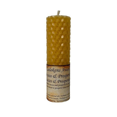 Lailoken Candle Pure Beeswax Success and Prosperity | Carpe Diem With Remi