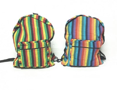 Backpack Cotton Rainbow Print | Carpe Diem With Remi