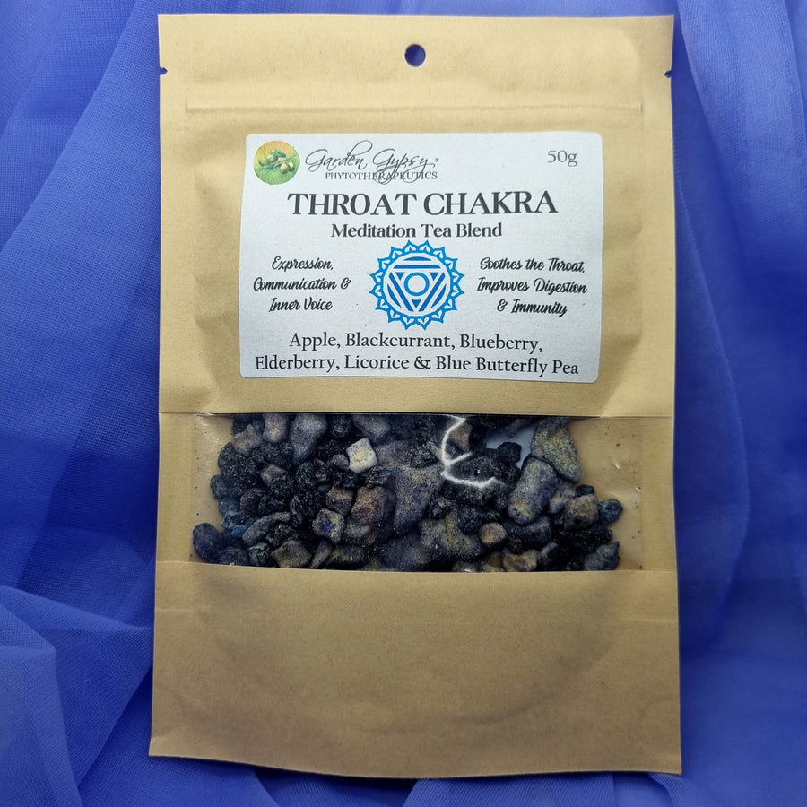 Herb Throat Chakra Meditation Tea Blend 50g | Carpe Diem With Remi